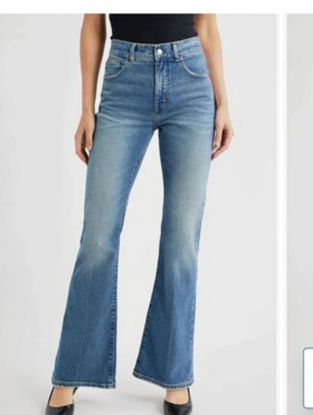 Madewell The Vintage Flare Jeans Flare Jeans in Blue Waist 26